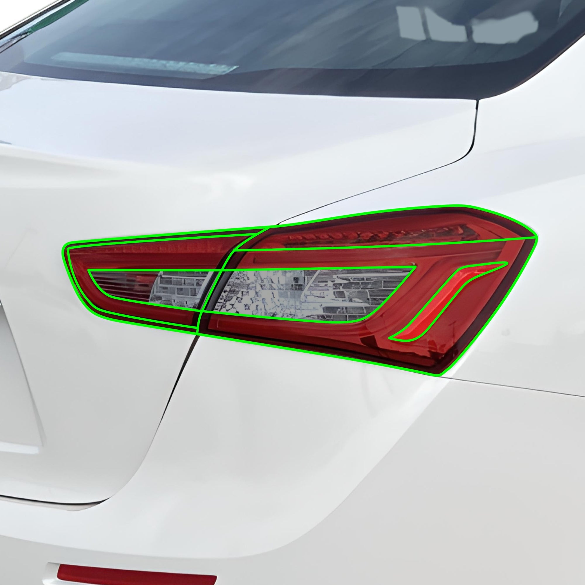 Fits Maserati Ghibli Full Headlight Taillight Precut Smoked PPF Tint Kit Film Overlay 2014-2024