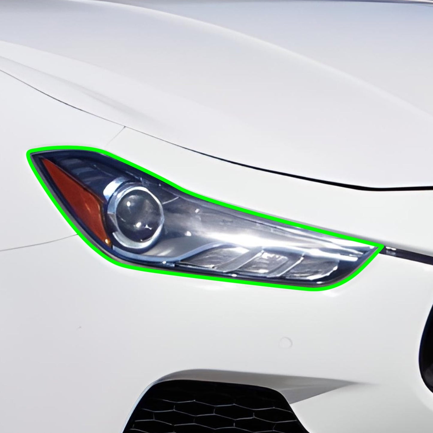 Fits Maserati Ghibli Full Headlight Taillight Precut Smoked PPF Tint Kit Film Overlay 2014-2024