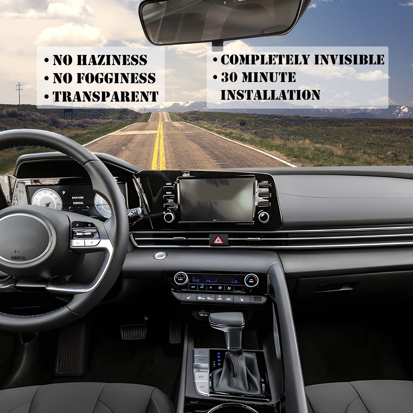 For Chevrolet Equinox EV 2024+ Precut Front Rear Windshield Premium Protection Self Healing Film Kit