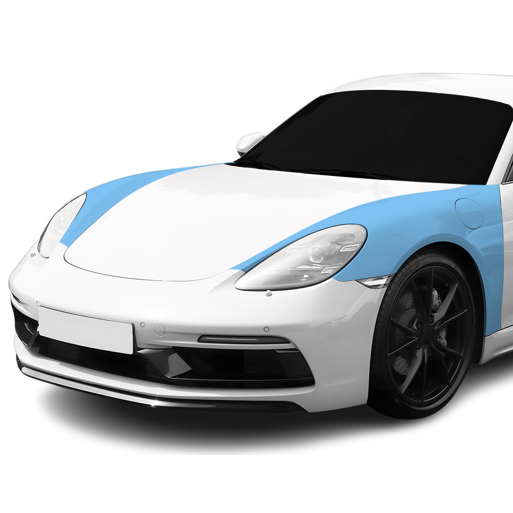 Fits Porsche 718 Cayman (GTS) 2018+ Precut Premium Paint Protection Film Clear Bra PPF Decal Film Kit Cover
