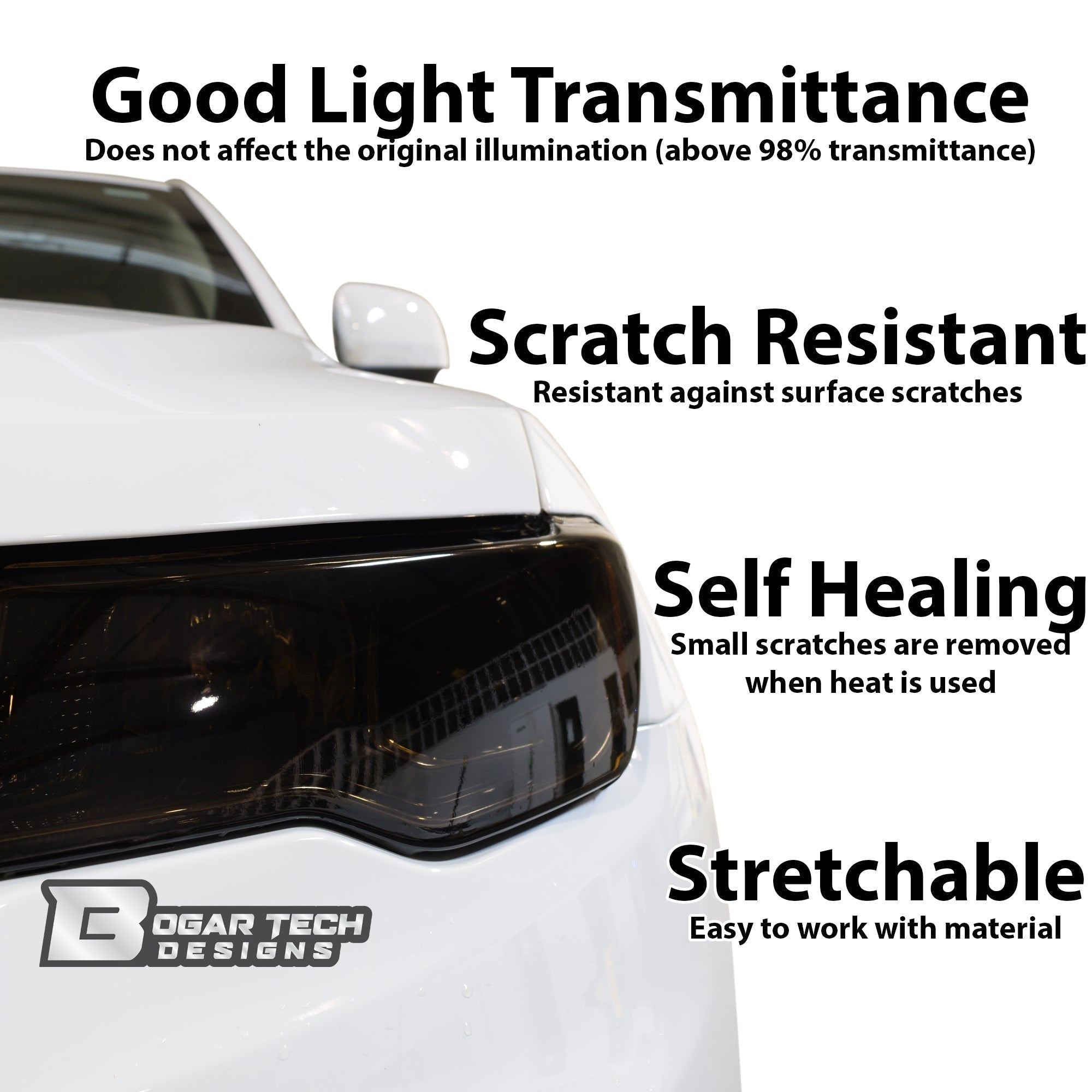 Full Headlight Taillight Precut Smoked PPF Tint Kit Film Overlay Fits Dodge Ram 2019-2022