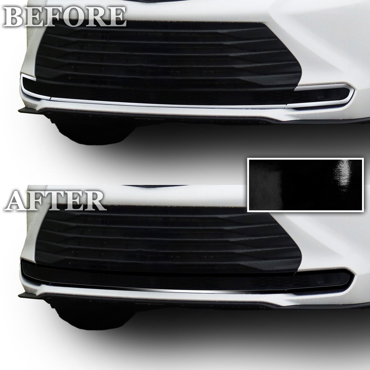 Window Vinyl Chrome Delete Trim Blackout Decal Stickers Overlay Film Fits Toyota Sienna 2021-2025