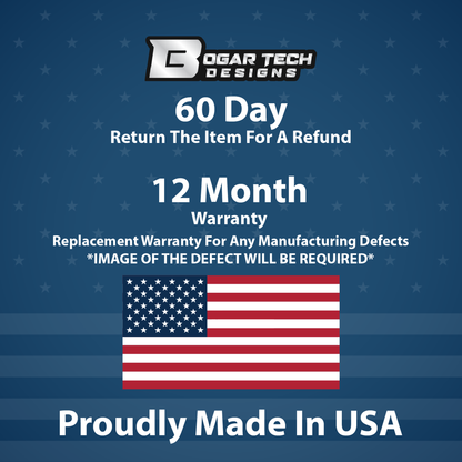 Fits BMW X6 2019-2025Quarter Window American Flag Vinyl Decal Stickers