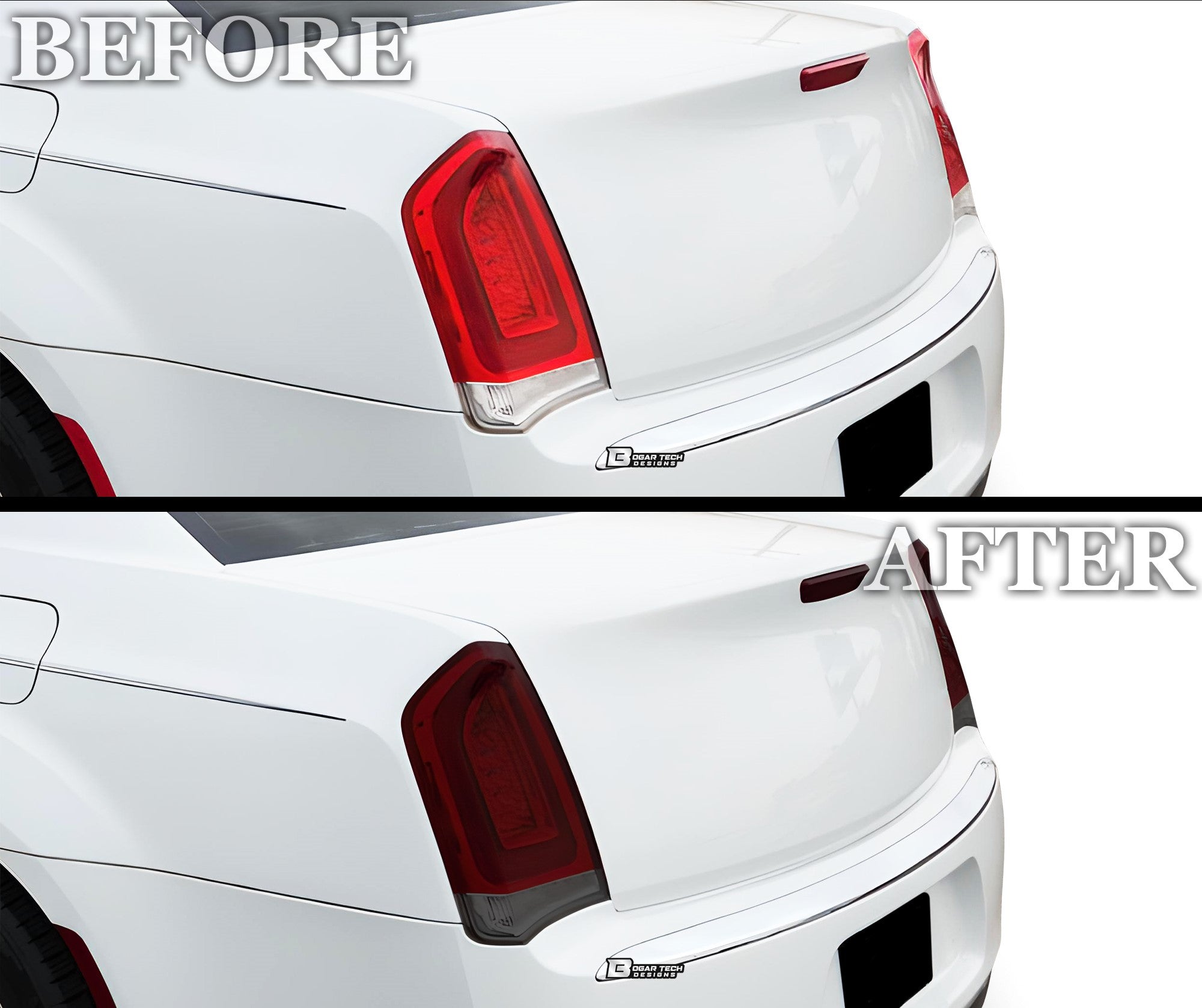Head Light Head Light Overlay Tint Film Sticker Fits Chrysler 300 C 2015-2023