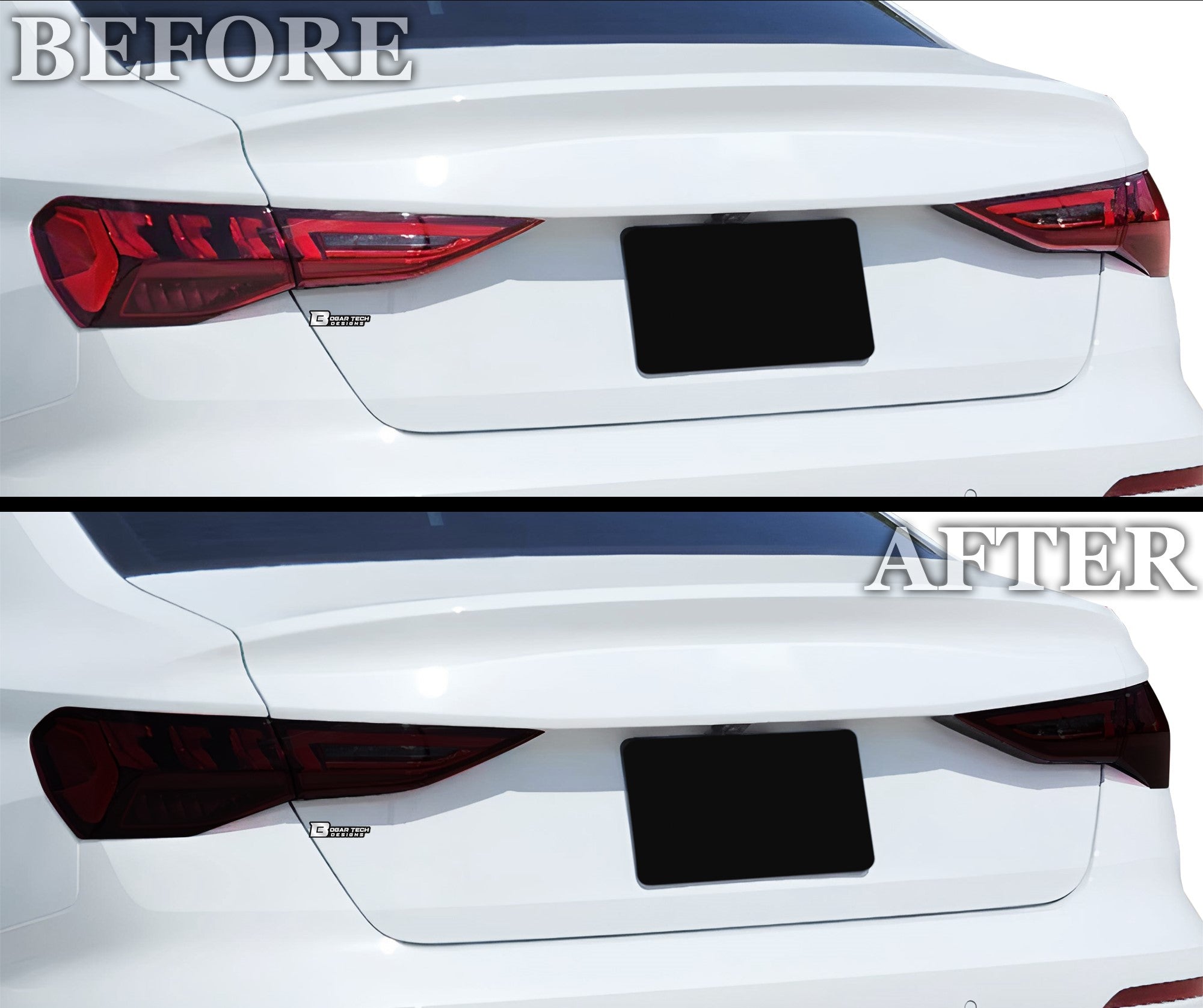 Full Headlight Taillight Precut Smoked PPF Tint Kit Film Overlay Fits Audi A3 R3 RS3 2022-2025