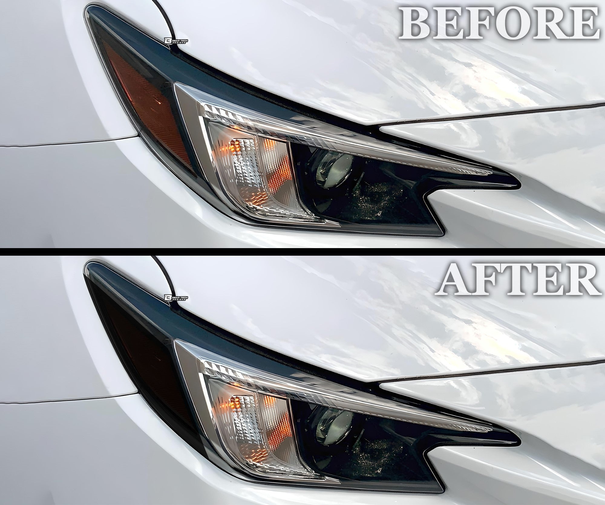 Full Headlight Taillight Precut Smoked PPF Tint Kit Overlay Film Fits Subaru WRX 2022-2025