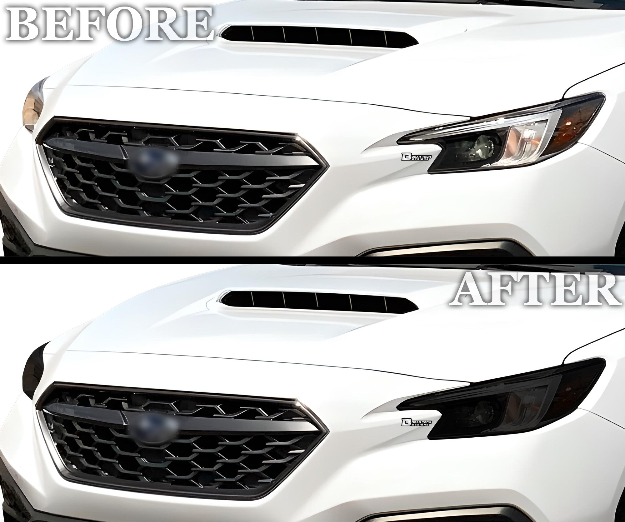 Full Headlight Taillight Precut Smoked PPF Tint Kit Overlay Film Fits Subaru WRX 2022-2025