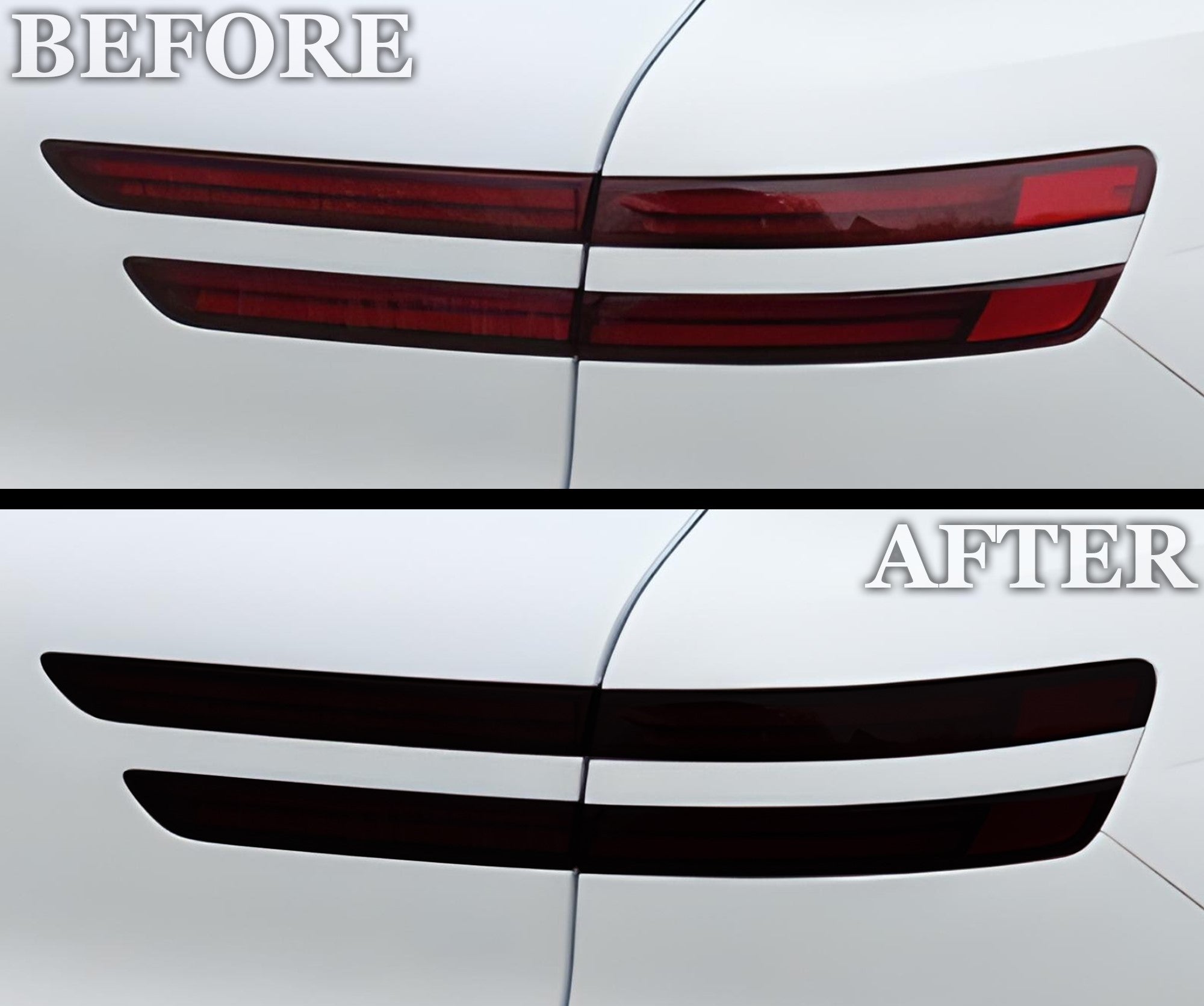 Full Headlight Taillight Precut Smoked PPF Tint Kit Film Overlay Fits Genesis GV70 2022-2025