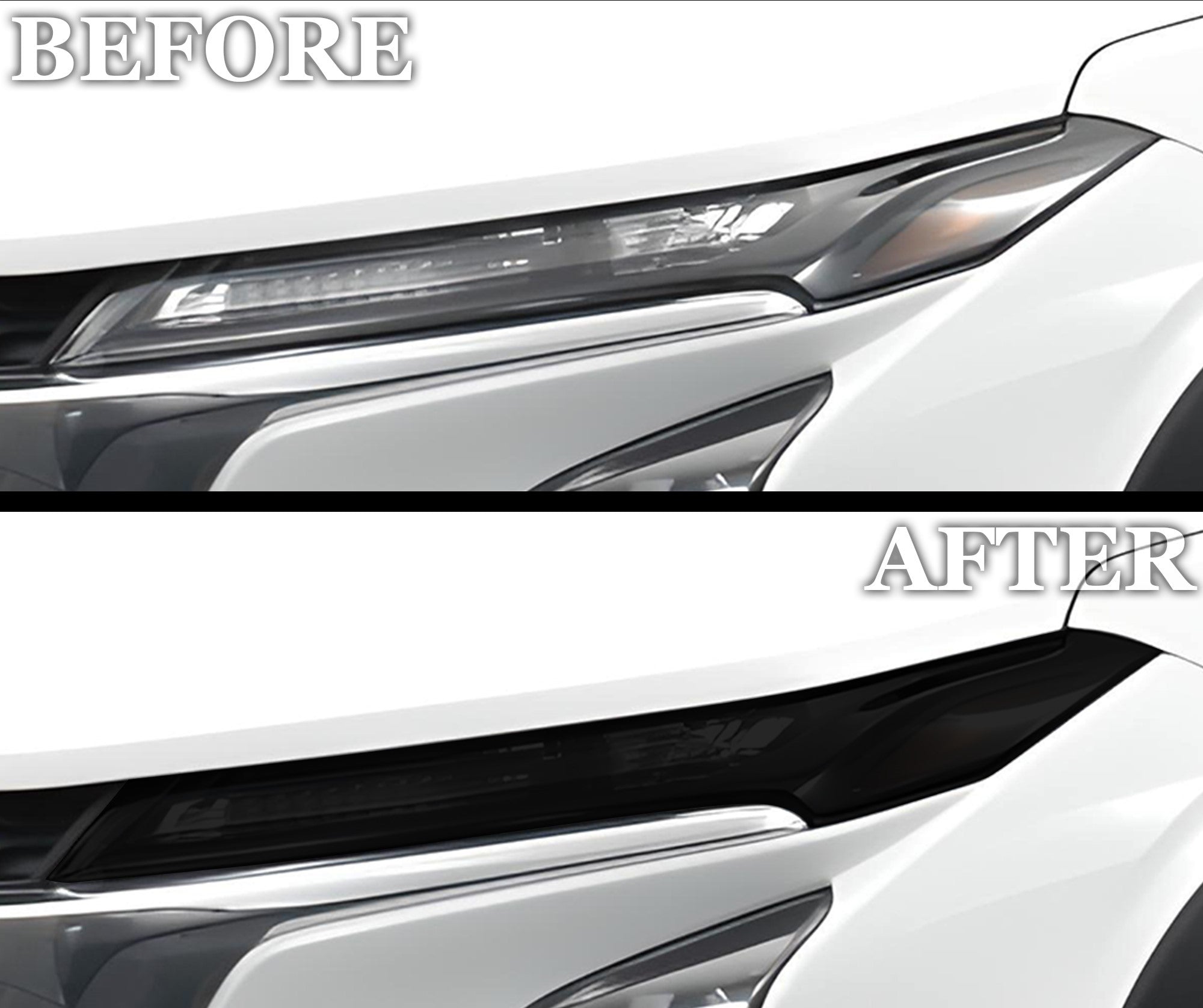 Full Headlight Taillight Precut Smoked PPF Tint Kit Film Overlay Fits Chevrolet Trax 2024-2025