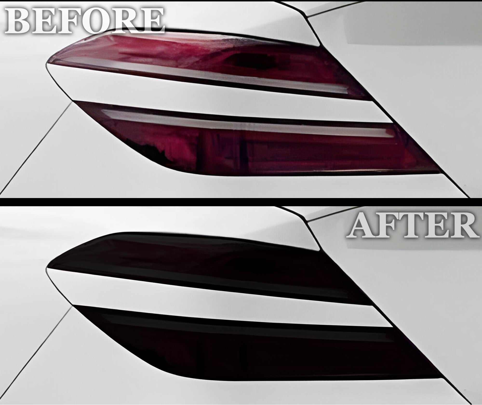 Fits Genesis G70 2022-2025 Full Headlight Taillight Precut Smoked PPF Tint Kit Film Overlay
