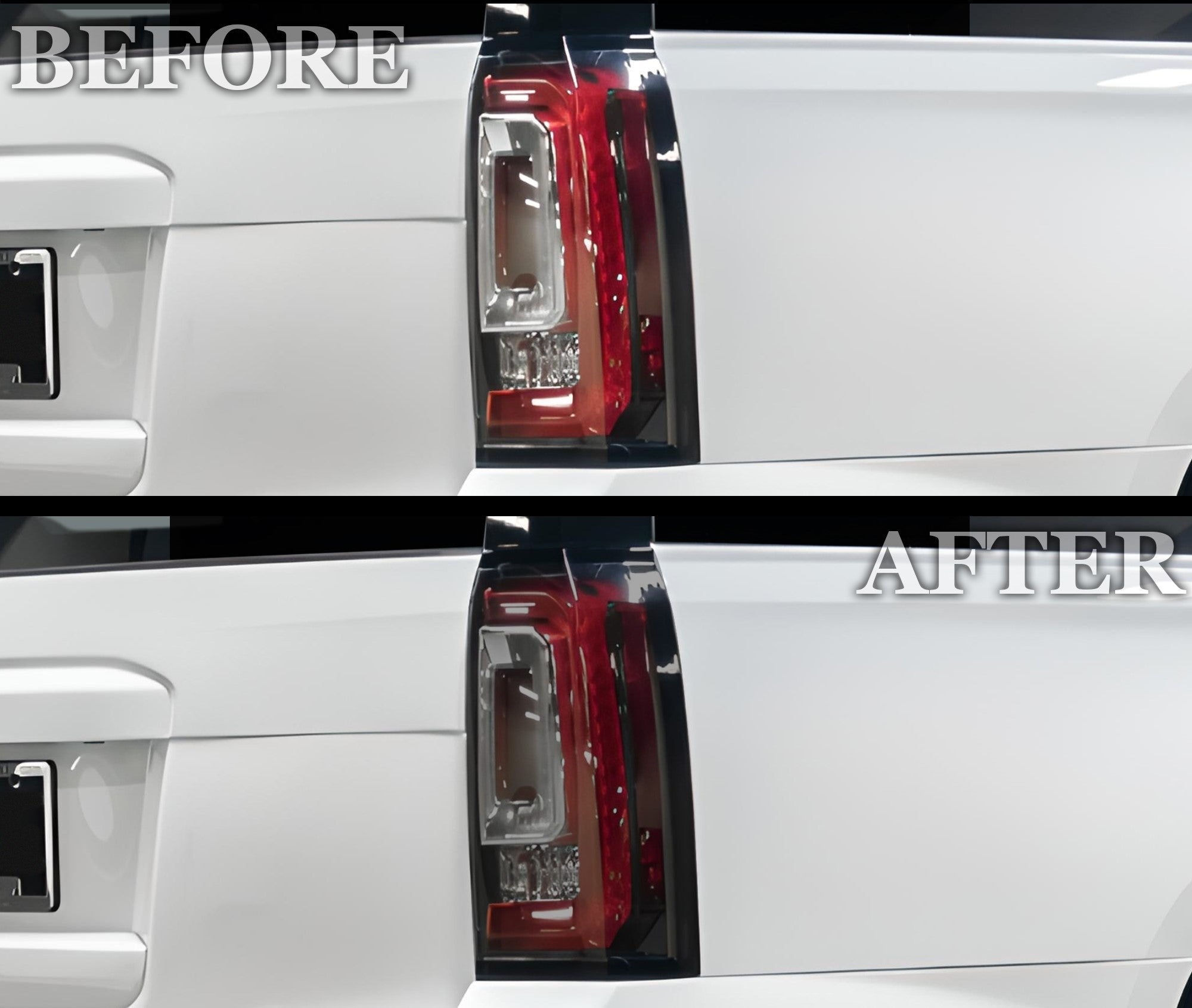 Full Headlight Taillight Precut Smoked PPF Tint Kit Film Overlay Fits GMC Yukon 2015-2020