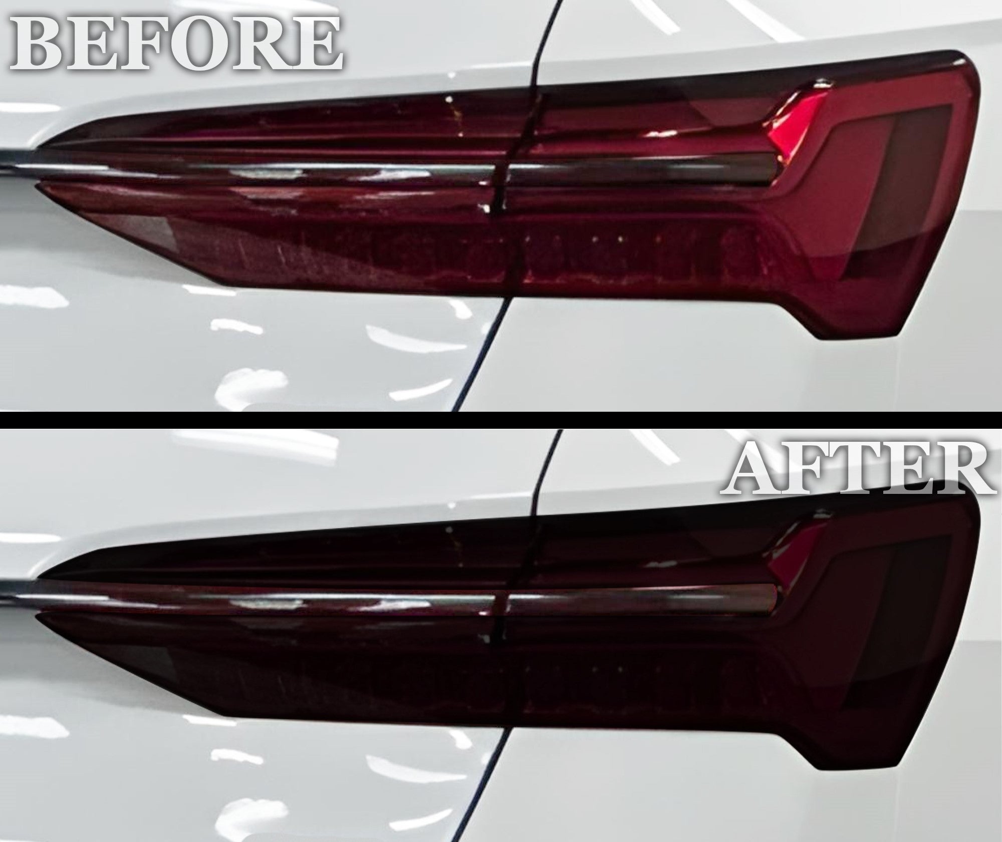 Full Headlight Taillight Precut Smoked PPF Tint Kit Film Overlay Fits Audi A6 S6 2019-2025