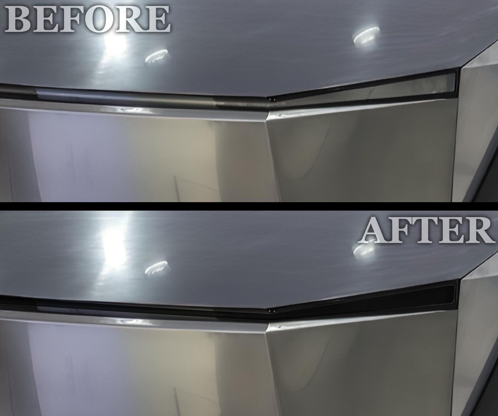 Full Headlight Taillight Precut Smoked PPF Tint Kit Film Overlay Fits Tesla Cybertruck