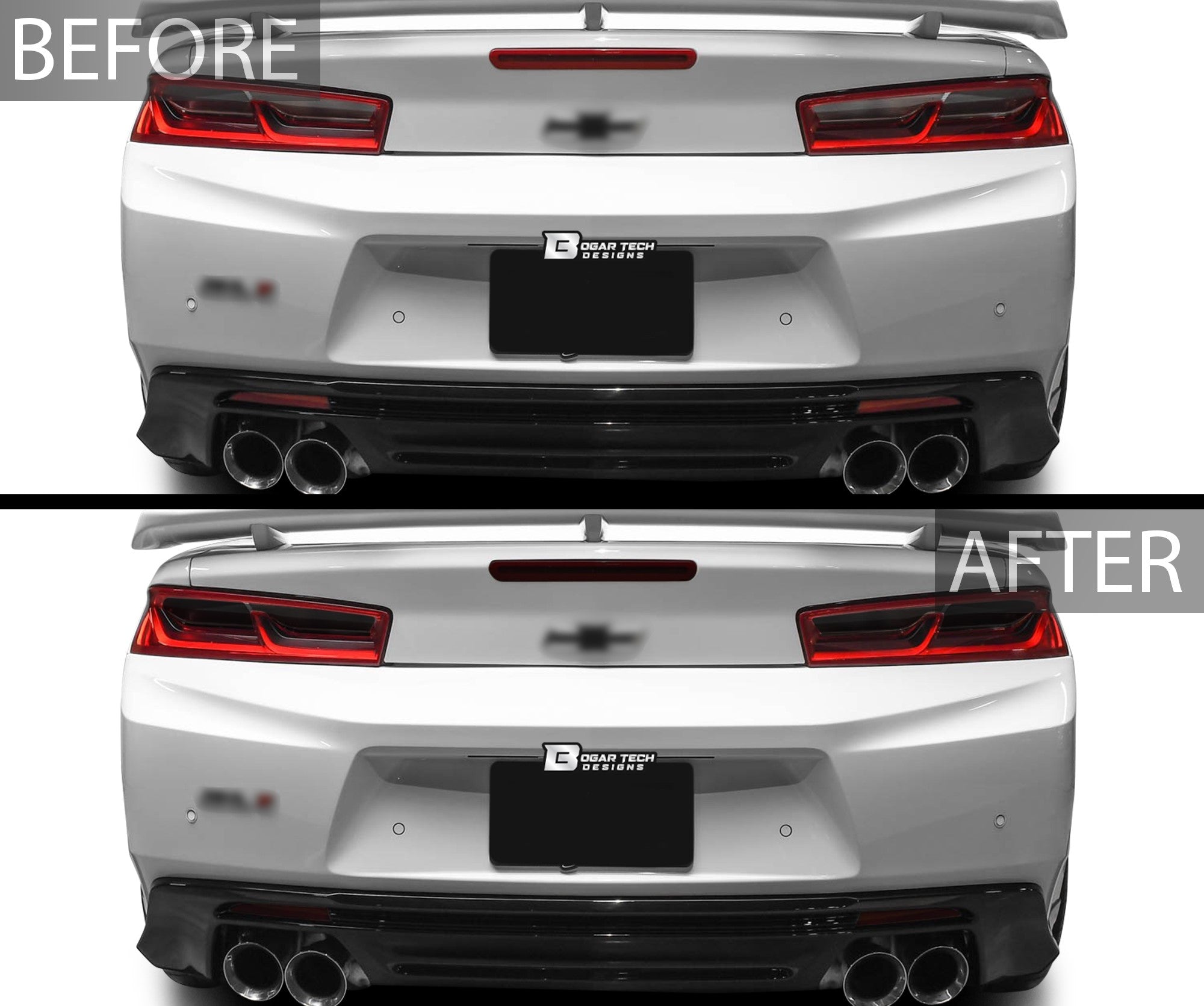 Head Tail Light Side Marker 3rd Brake Precut Tint Overlay Film Fits Chevy Camaro 2016-2018
