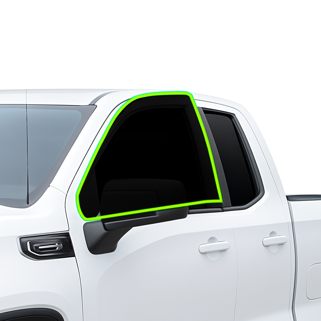 Fits GMC Sierra Crew Cab 2019–2024 Premium Nano Ceramic Precut Window Tint Film Kit Front Rear Windows Windshield