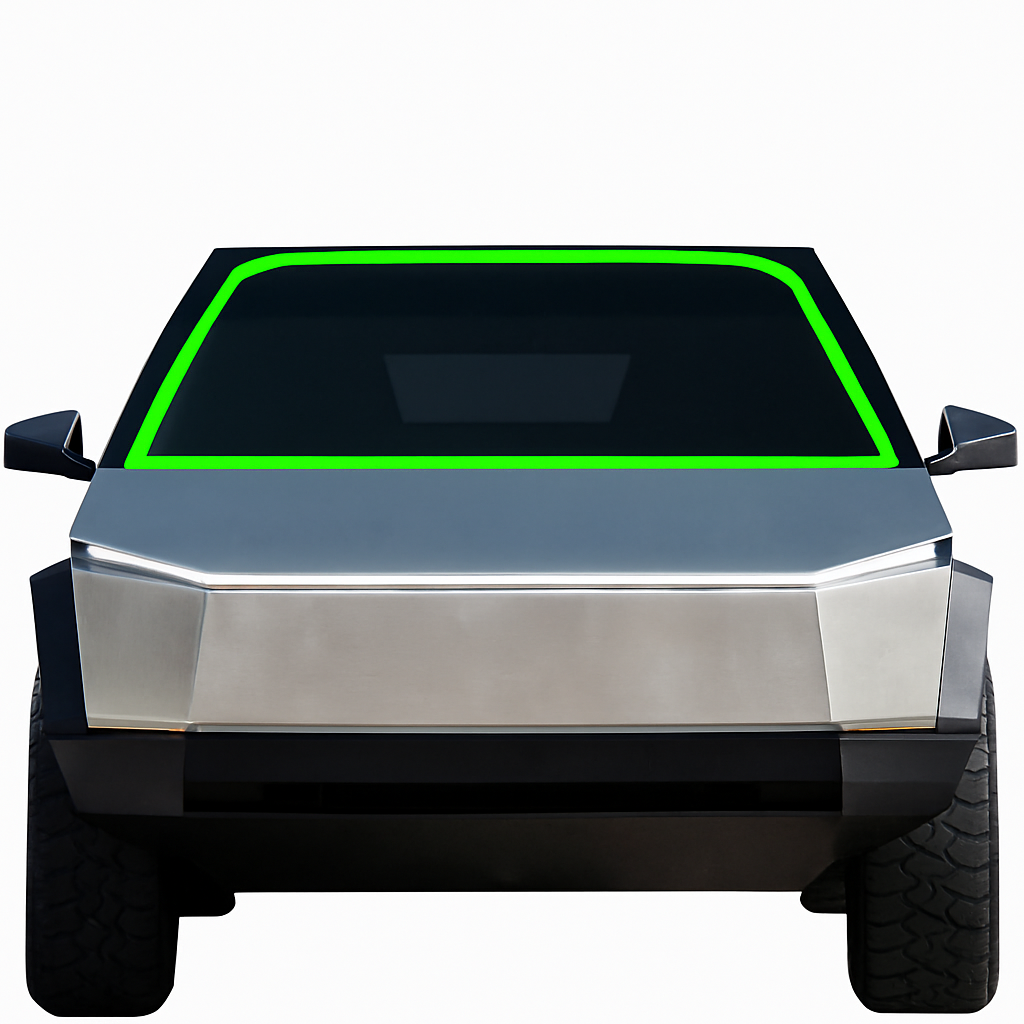 Fits Tesla Cybertruck 2024–2025 Premium Nano Ceramic Precut Window Tint Film Kit Front Rear Windows Windshield