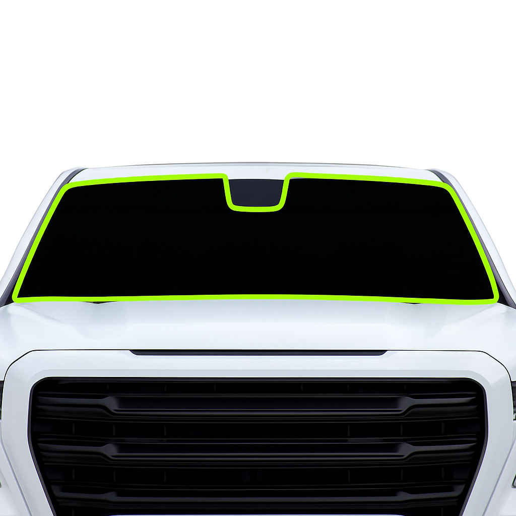 Fits GMC Sierra Crew Cab 2019–2024 Premium Nano Ceramic Precut Window Tint Film Kit Front Rear Windows Windshield