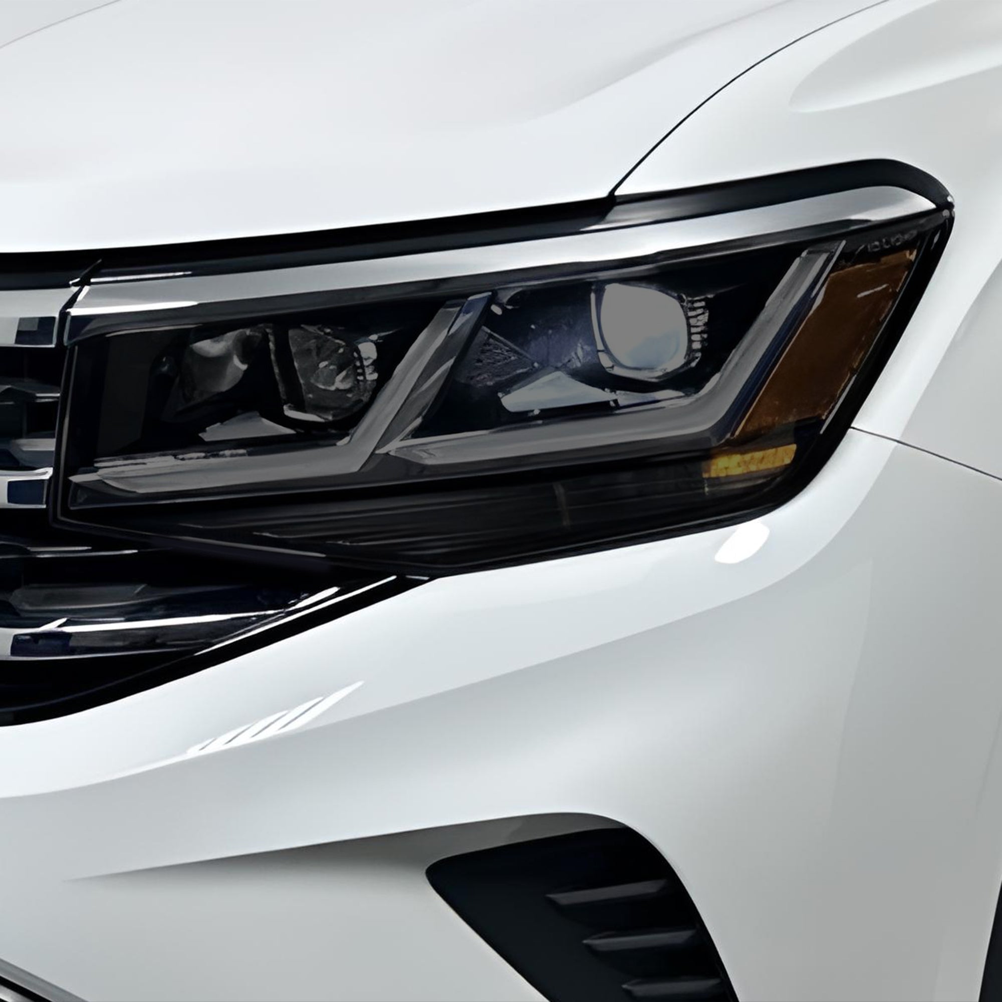 Full Headlight Taillight Precut Smoked PPF Tint Kit Overlay Film Fits Volkswagen Atlas Cross Sport 2020-2023