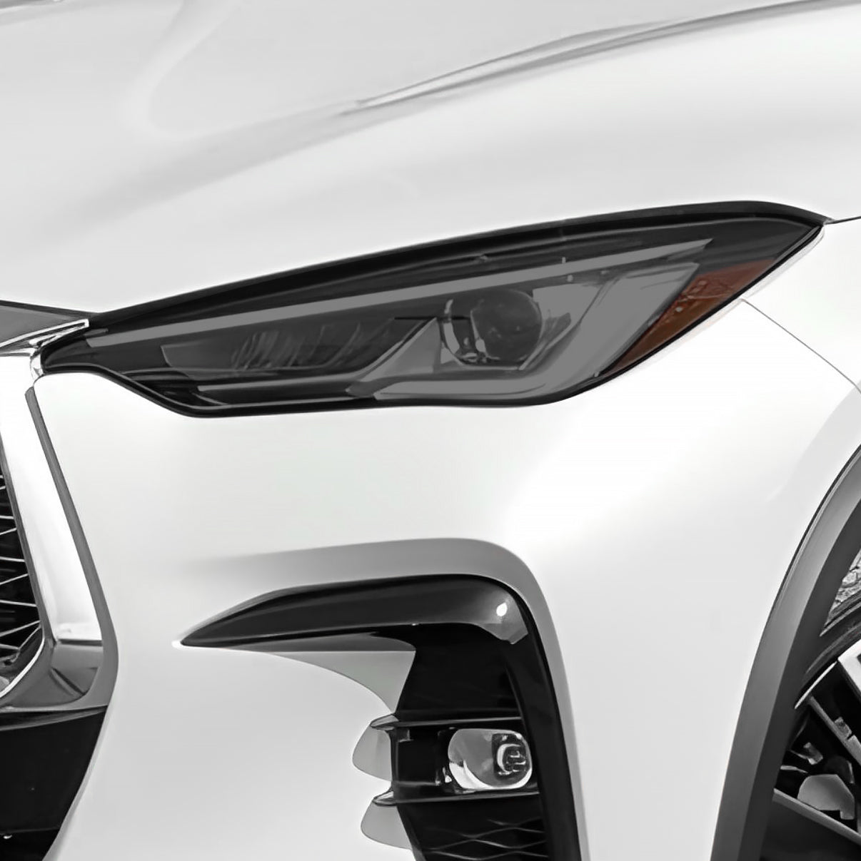 Full Headlight Taillight Precut Smoked PPF Tint Kit Film Overlay Fits Infiniti QX55 2022-2024
