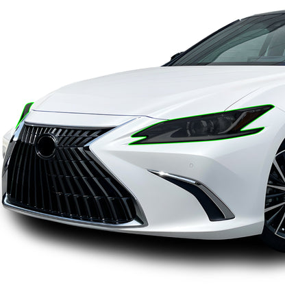 Full Headlight Taillight Precut Smoked PPF Tint Kit Film Overlay Fits Lexus ES 2019-2025
