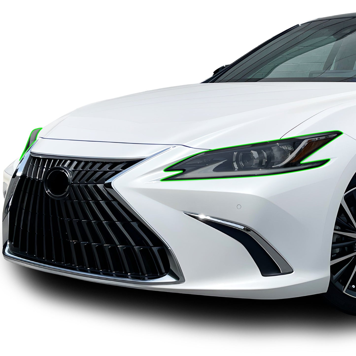 Full Headlight Taillight Precut Smoked PPF Tint Kit Film Overlay Fits Lexus ES 2019-2025