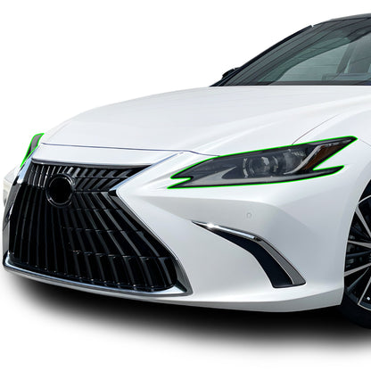 Full Headlight Taillight Precut Smoked PPF Tint Kit Film Overlay Fits Lexus ES 2019-2025