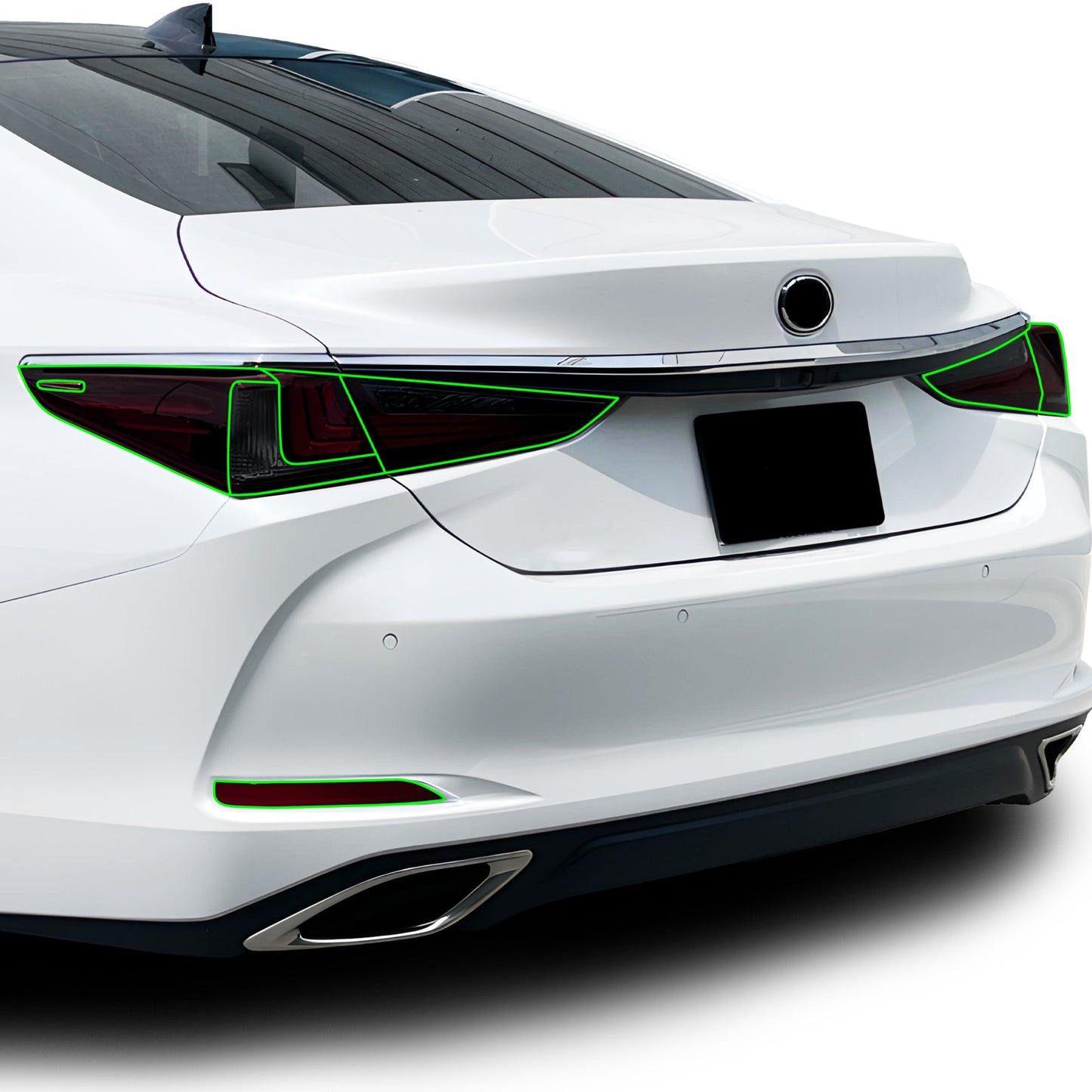 Full Headlight Taillight Precut Smoked PPF Tint Kit Film Overlay Fits Lexus ES 2019-2025