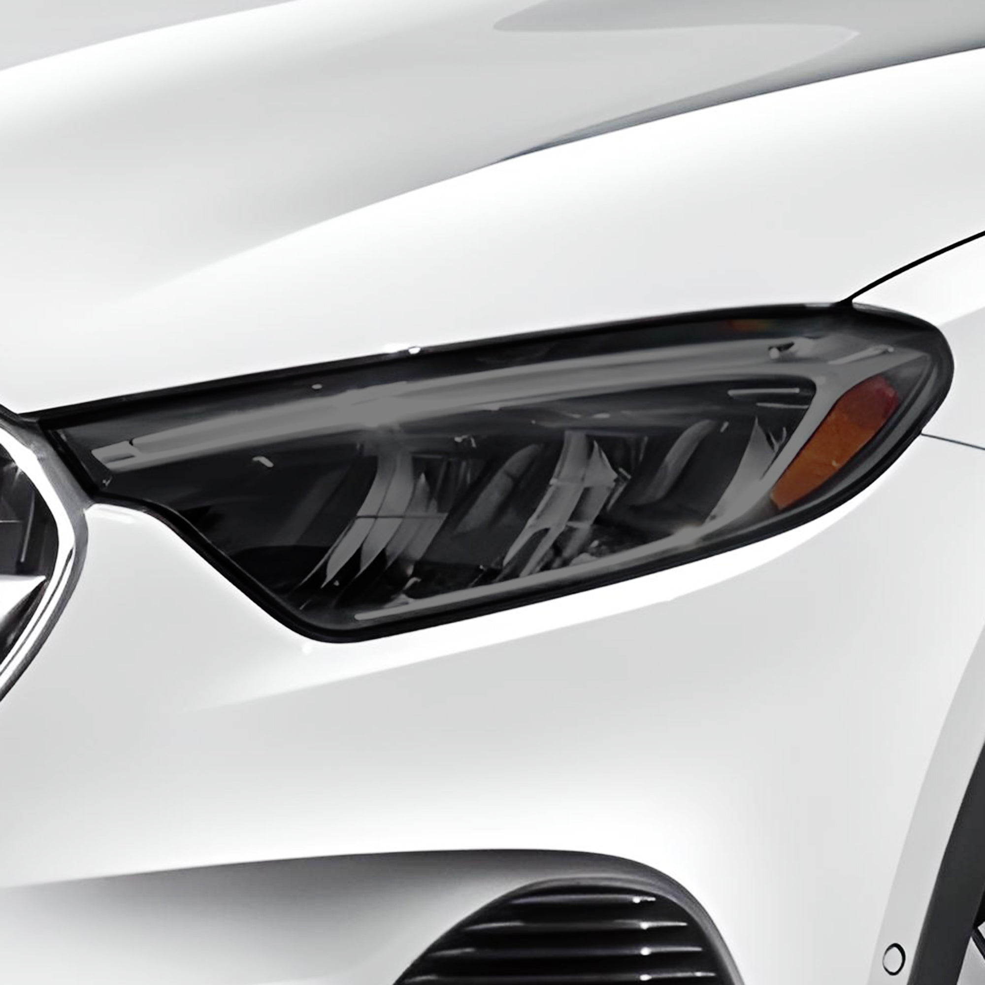 Full Headlight Taillight Precut Smoked PPF Tint Kit Film Overlay Fits Mercedes Benz GLC 2023-2025