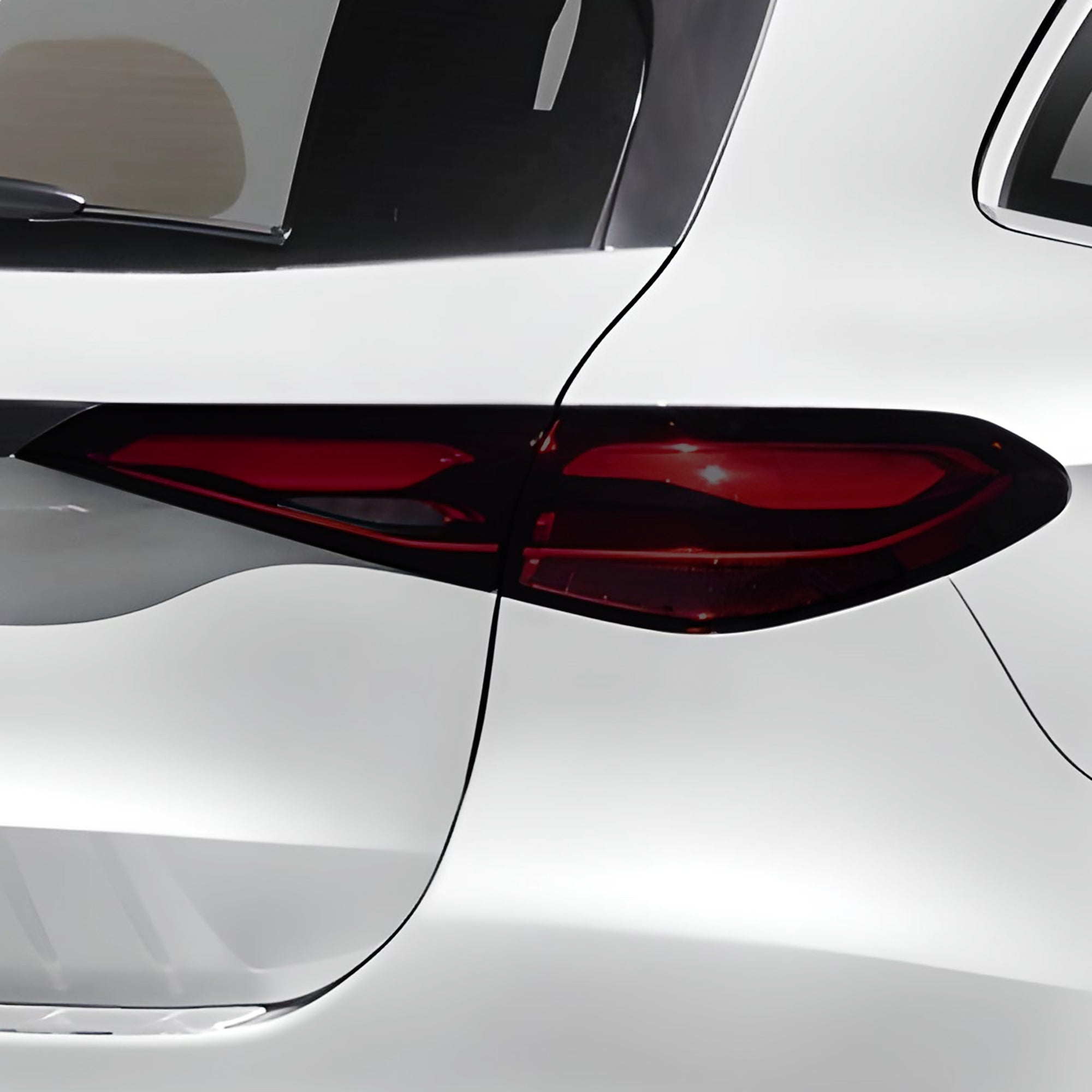 Full Headlight Taillight Precut Smoked PPF Tint Kit Film Overlay Fits Mercedes Benz GLC 2023-2025