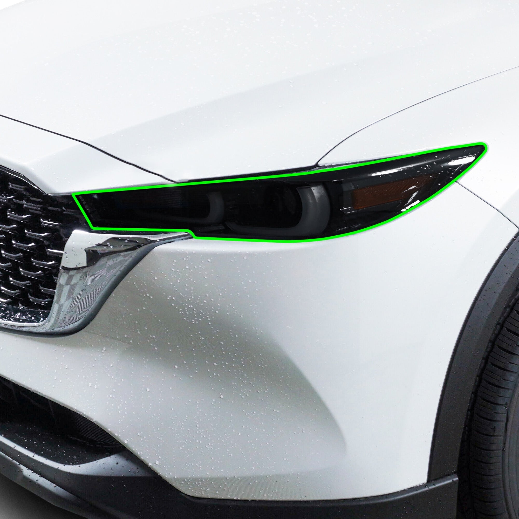 Full Headlight Taillight Precut Smoked PPF Tint Kit Film Overlay Fits Mazda CX-5 2022-2025