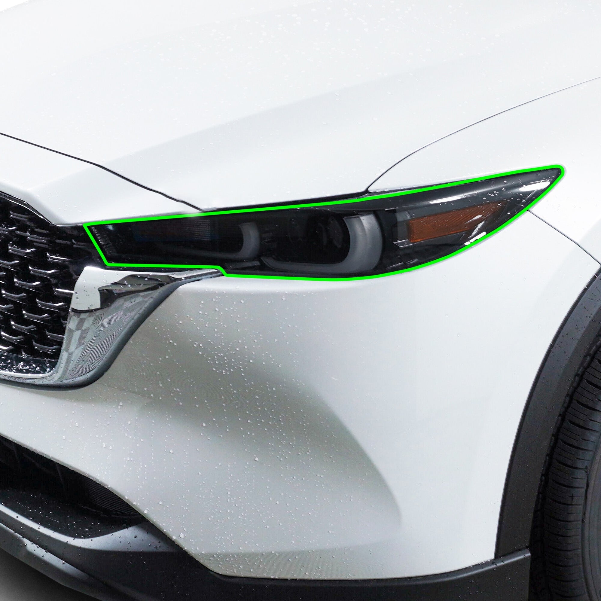 Full Headlight Taillight Precut Smoked PPF Tint Kit Film Overlay Fits Mazda CX-5 2022-2025