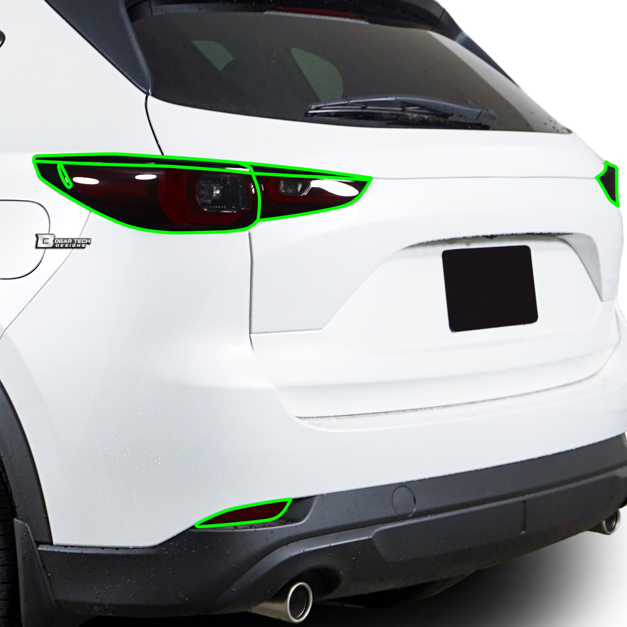 Full Headlight Taillight Precut Smoked PPF Tint Kit Film Overlay Fits Mazda CX-5 2022-2025