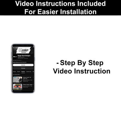 Fits Genesis G70 2019-2025 Quarter Window American Flag Vinyl Decal Stickers