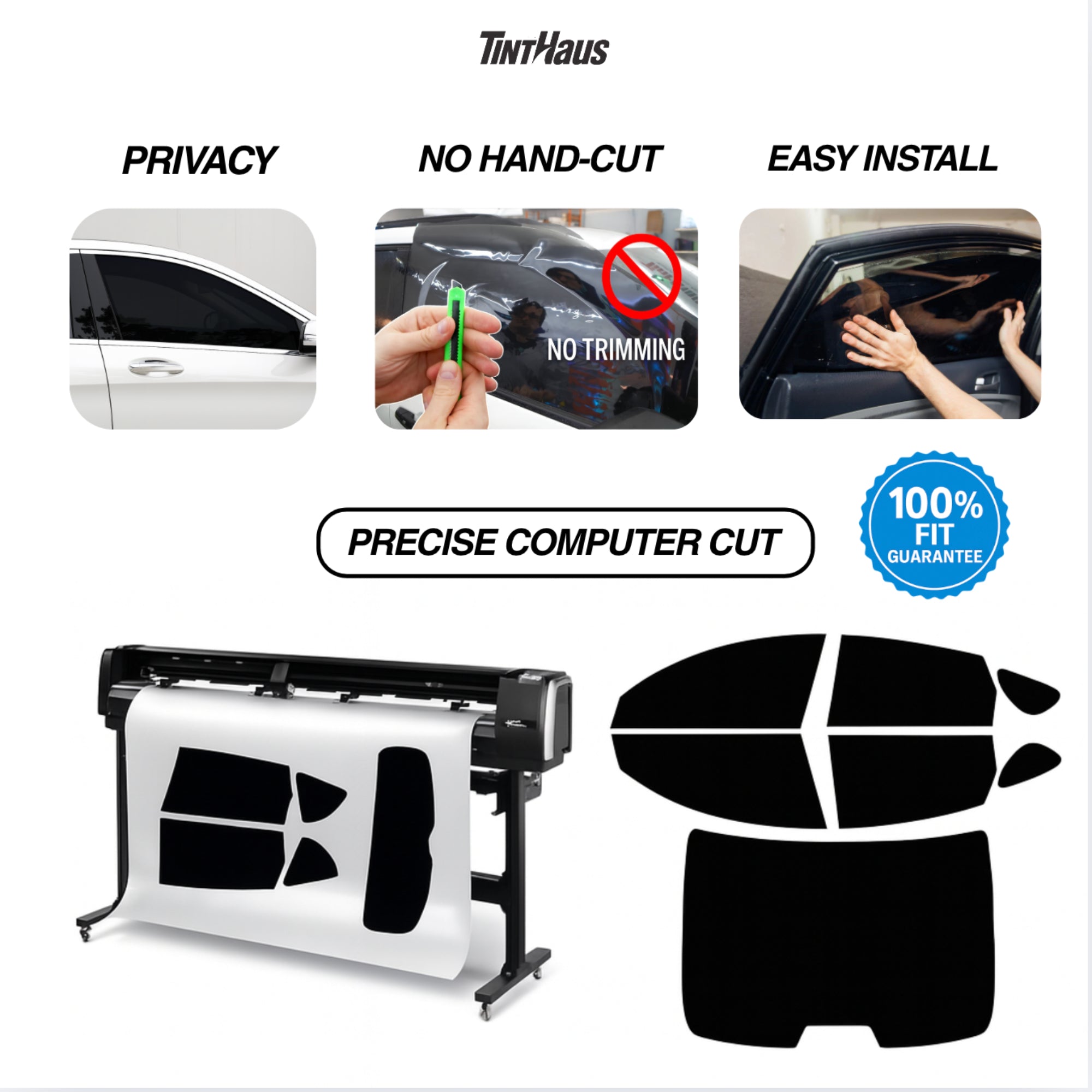 Fits Honda CR-V 2023–2025 Premium Nano Ceramic Precut Window Tint Film Kit Front Rear Windows Windshield