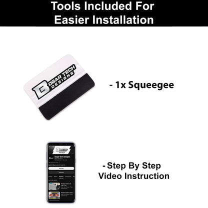 Fits Chevrolet Blazer EV 2024-2025 Quarter Window American Flag Vinyl Decal Stickers