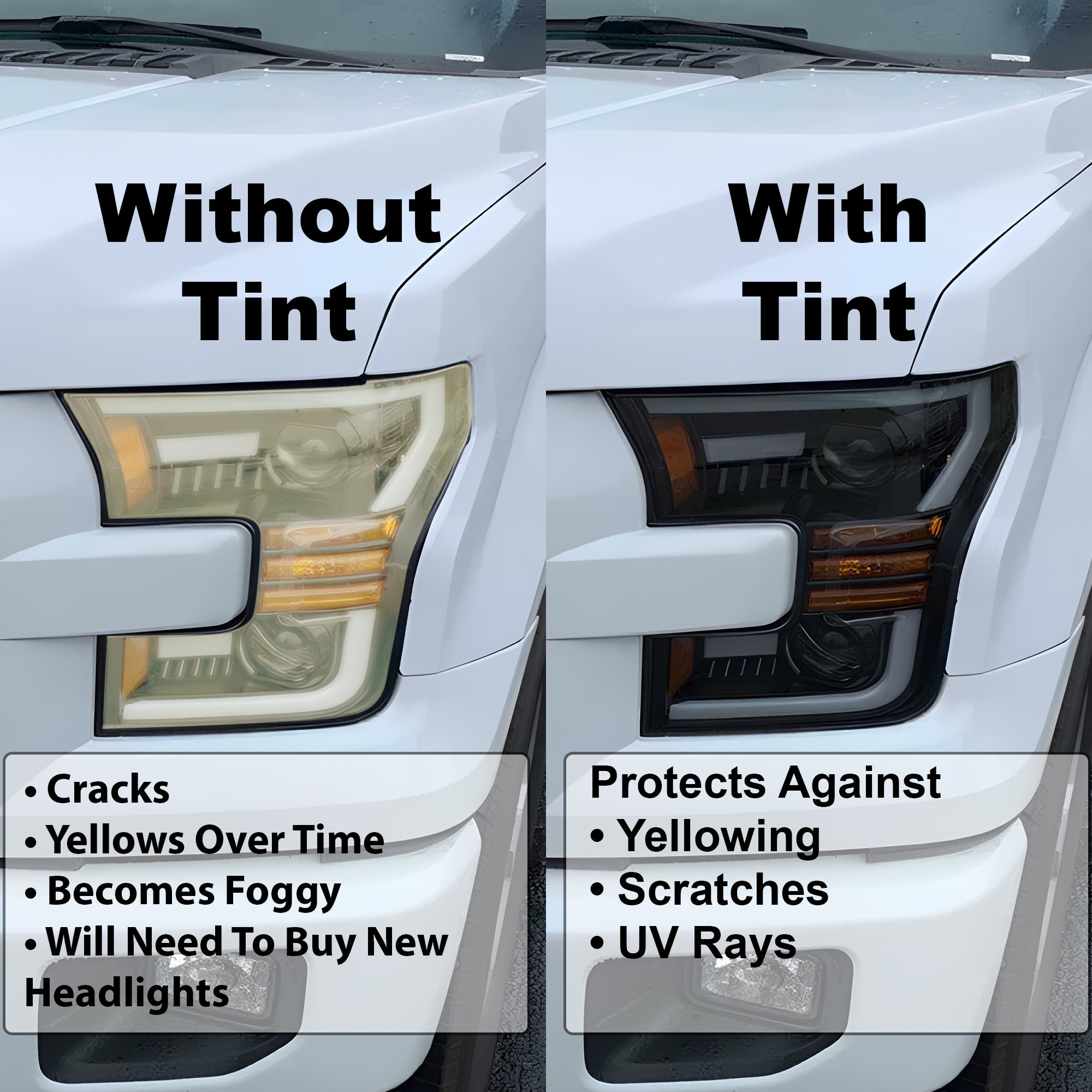 Full Headlight Taillight Precut Smoked PPF Tint Kit Overlay Film Fits Volkswagen Golf 2022-2025