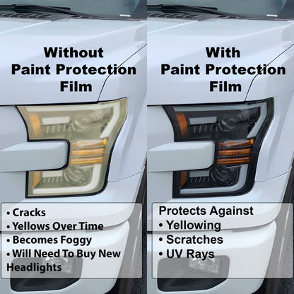 Full Headlight Taillight Precut Smoked PPF Tint Kit Film Overlay Fits Lexus ES 2019-2025