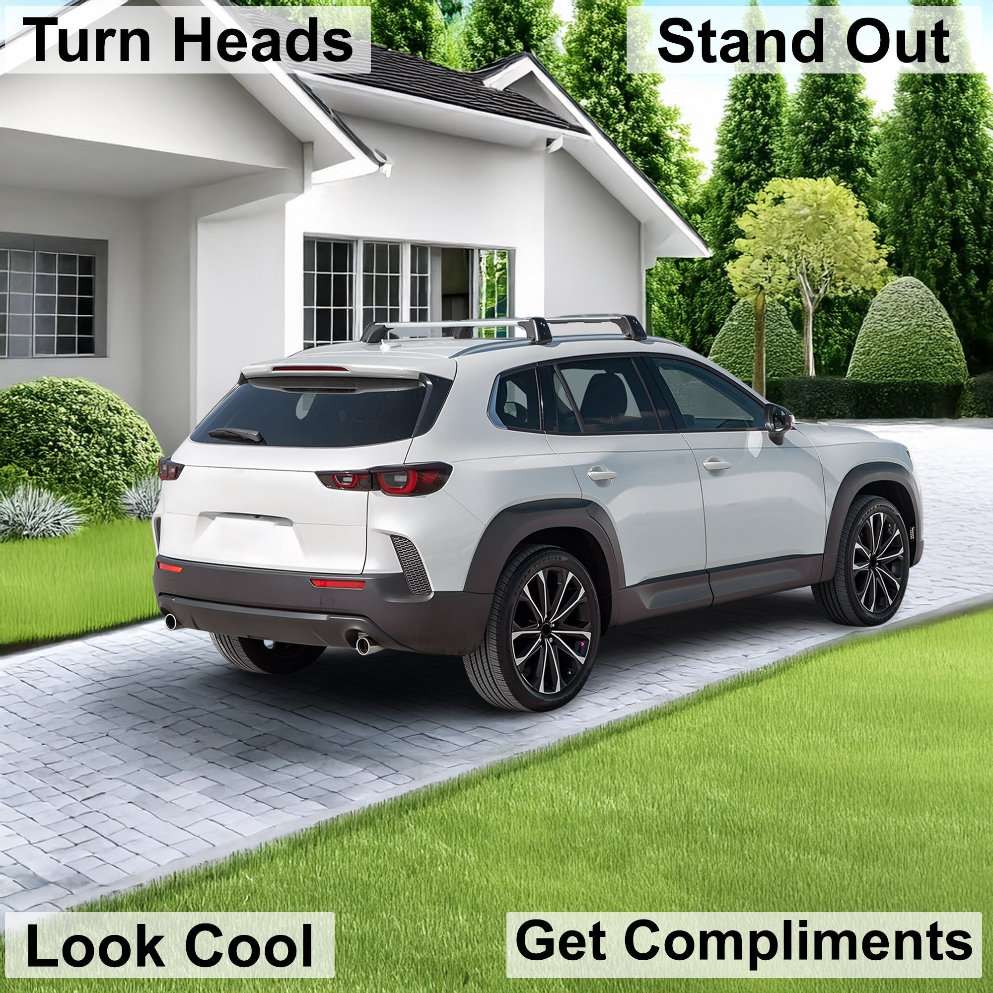 Full Headlight Taillight Precut Smoked PPF Tint Kit Film Overlay Fits Mazda Cx-50 2023-2025