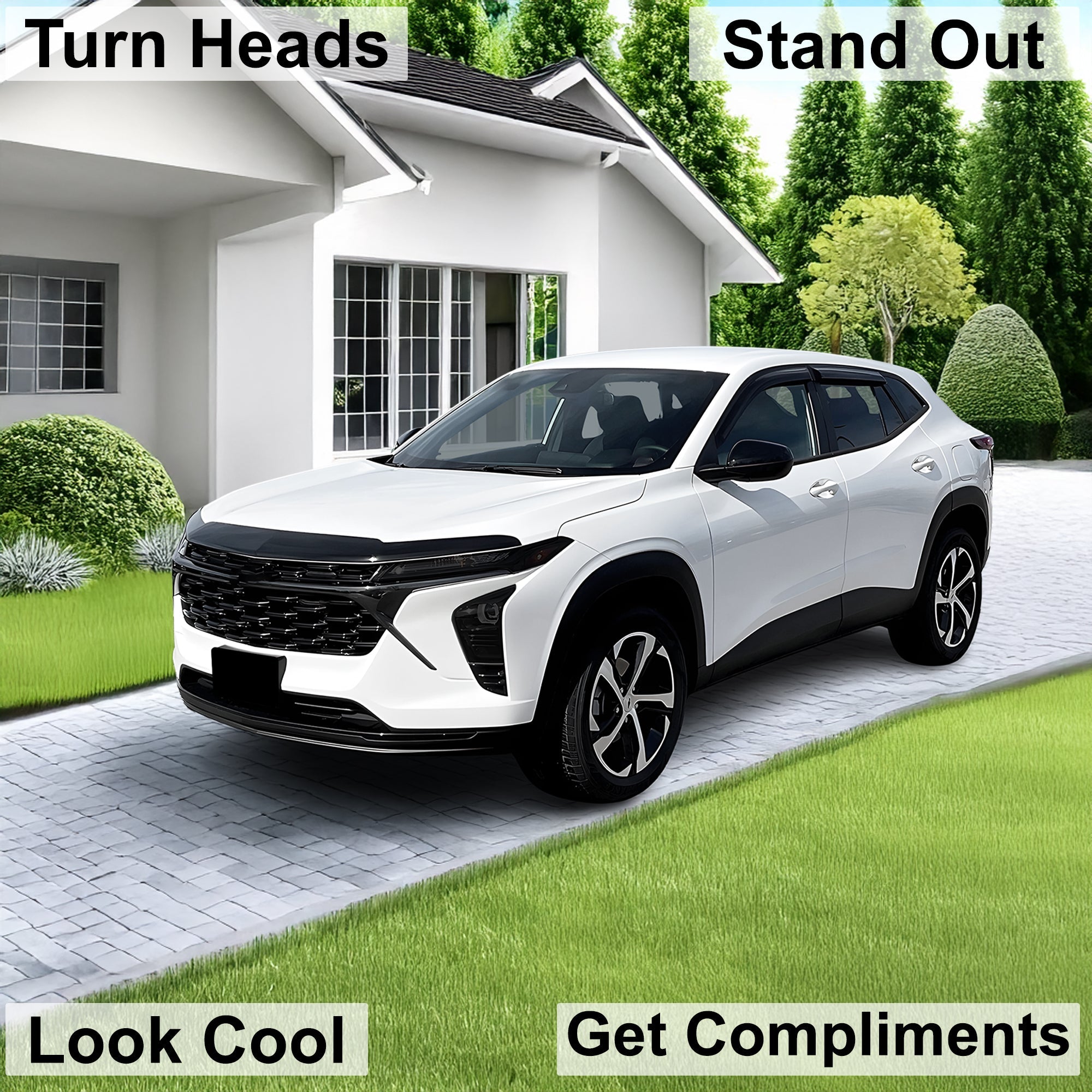 Full Headlight Taillight Precut Smoked PPF Tint Kit Film Overlay Fits Chevrolet Trax 2024-2025