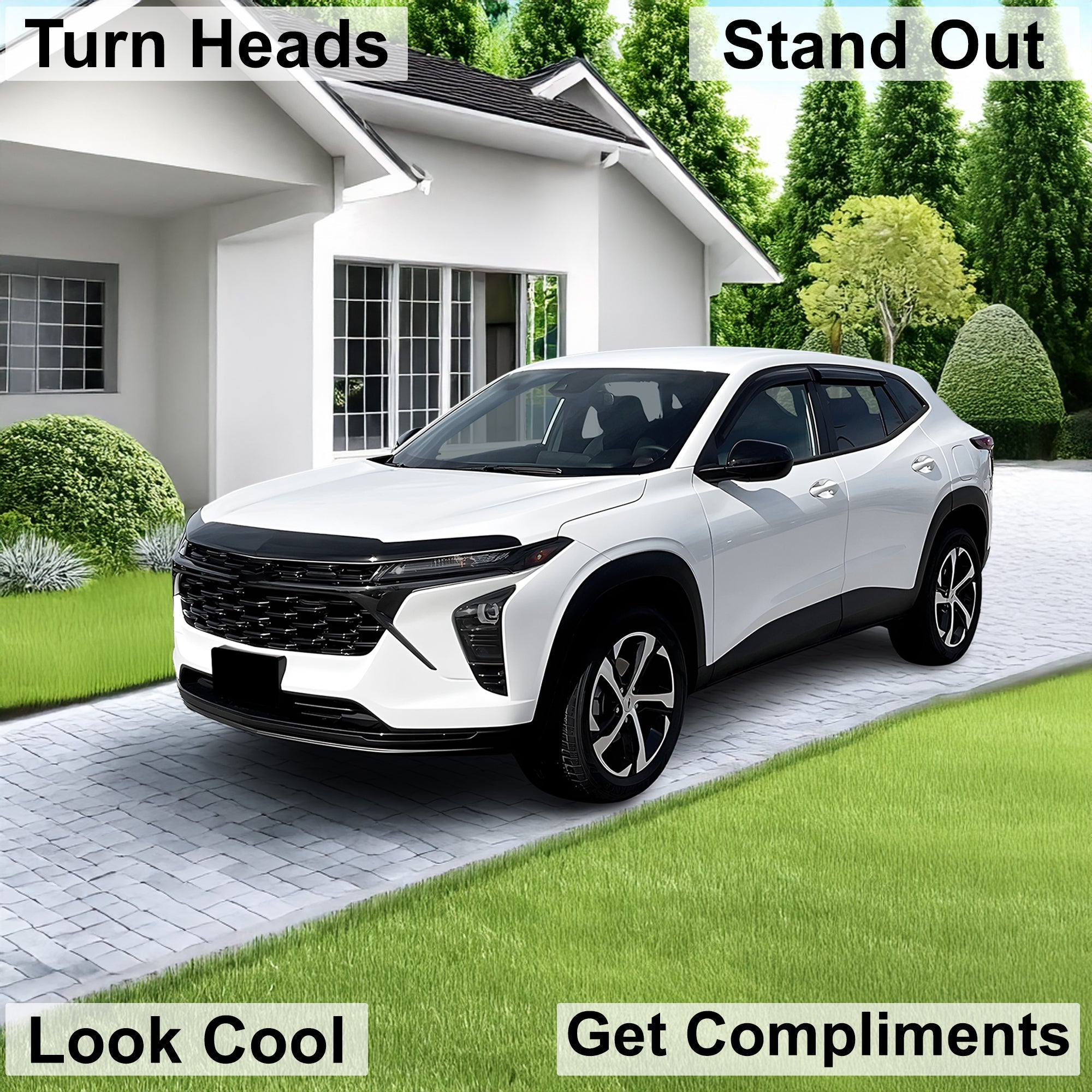 Full Headlight Taillight Precut Smoked PPF Tint Kit Film Overlay Fits Chevrolet Trax 2024-2025